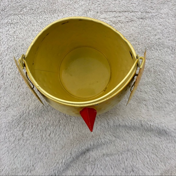 Funky Chicken Easter Basket W/Handle Metal - Picture 5 of 9